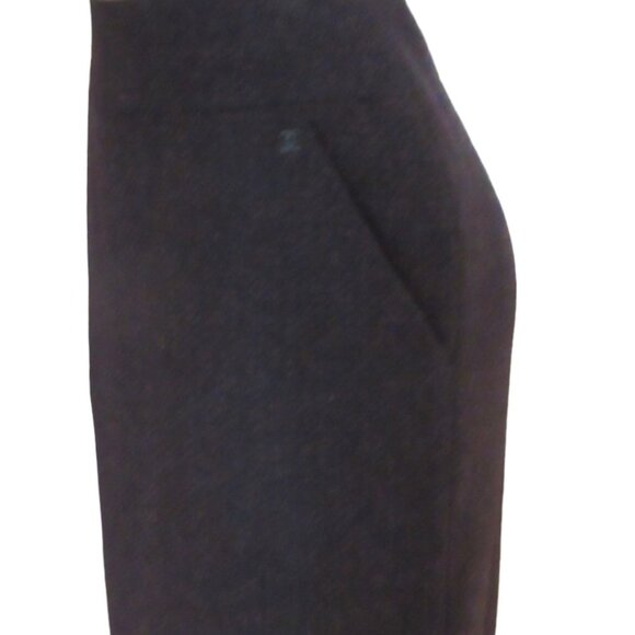 Vintage Chanel 100 Percent Cashmere Knee Length Tweed Brown/Blue Skirt in Sz 40 - Picture 6 of 13